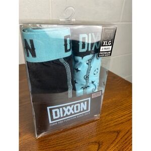 DIXXON Boxer Briefs 2-Pack‎ Premium Underwear Form Function Black Blue XLG